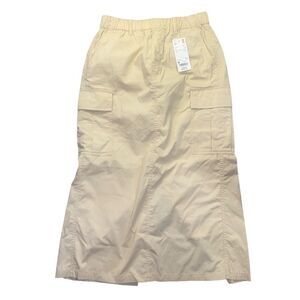 Uniqlo Women's Maxi Skirt in Beige